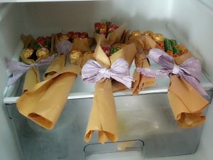 摄理爱之圣诞节_以精诚和爱心预备的巧克力花束