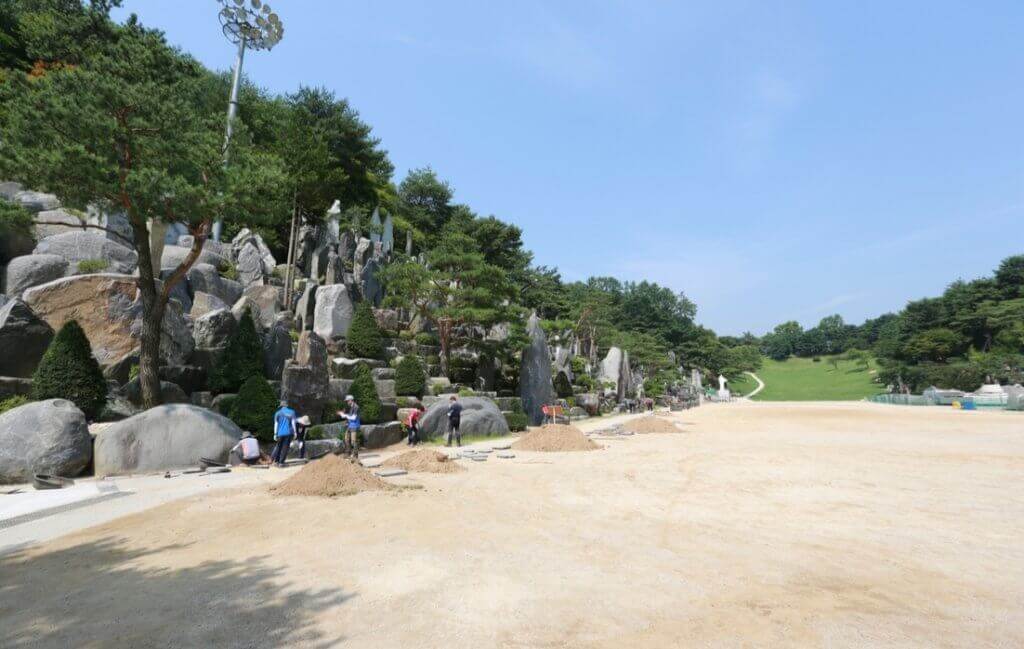 月明洞系列 图片精选 从哨所至月明洞运动场一览 摄理新闻